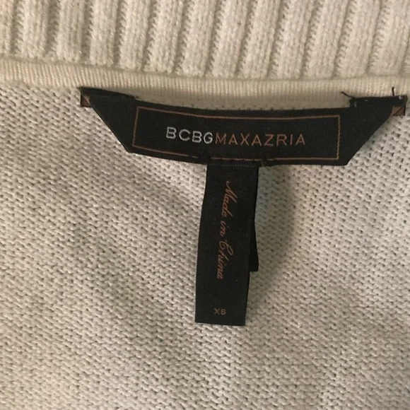 Bcbg white belted cardigan - Picture 3 of 4